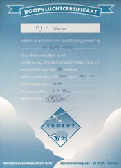 Baptismal Flight Certificate