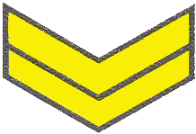      Corporal rank insignia (March 1, 1965 promoted)