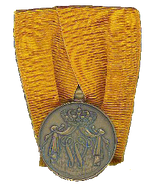 Medaille langdurig, eerlijke en trouwe dienst in het brons