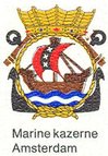 Het wapenschild van de Marinekazerne Amsterdam